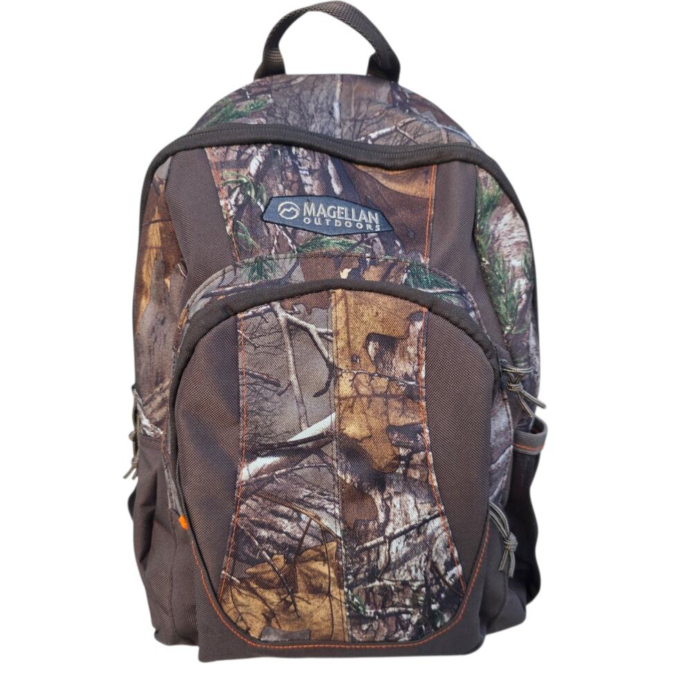 Magellan Outdoors Camo Backpack Hunting Hiking School Book Bag Realtree Style